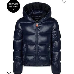 SAVE THE DUCK BOUS ARTIE HOODED PUFFER JACKET SIZE 14T